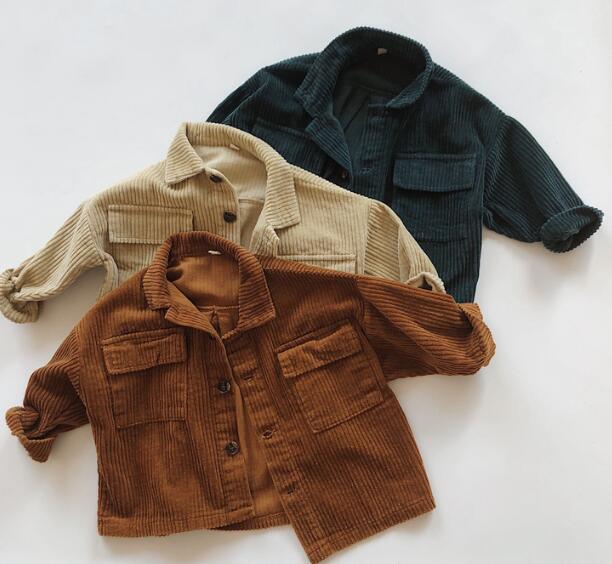 2023★春新作★韓国風子供服★アウター★コート★コーデュロイ★3色73-100CM