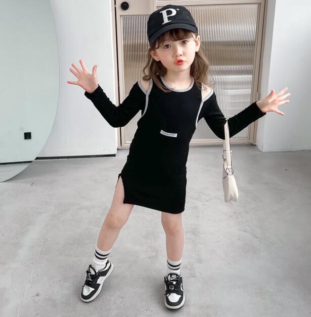 2023新品★子供服　ワンピース★90-140cm★2色