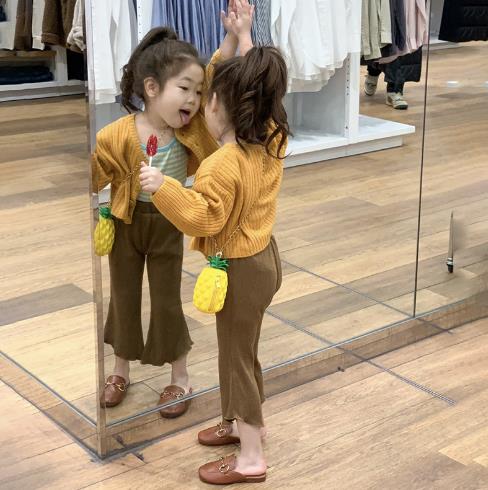 2023春新品★子供服　カーディガン&キャミソール&ズボン　分けて販売　90-140cm