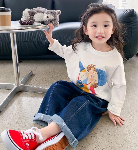 2023春新品★子供服　トップス　長袖　90-140cm