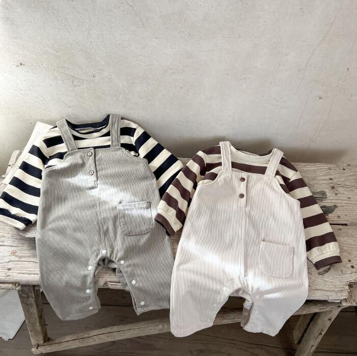 2023★春新作★韓国風ベビー服★トップス★サロペット★分けて販売★4色66-100CM