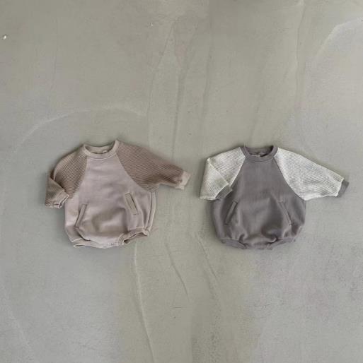 2023春新品★子供服　ロンパース　66-90cm★2色