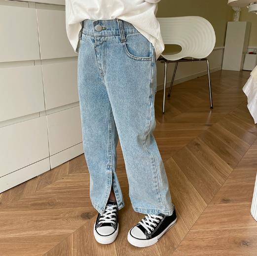 2023春新品★子供服　ボトムス　デニムズボン　90-150cm