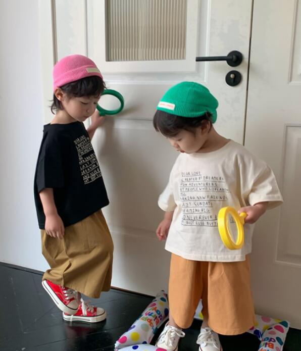 2023★春夏新作★韓国風子供服★トップス★Tシャツ★2色80-140CM