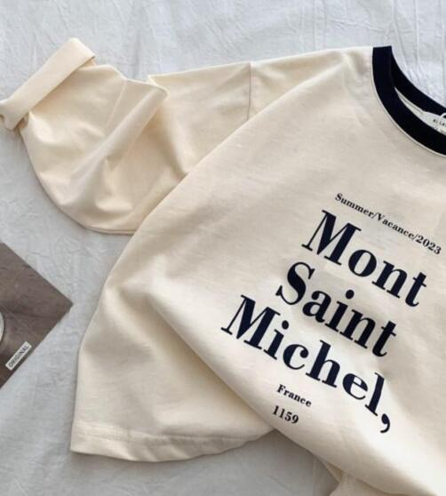 【予約販売】春新作★キッズ用アパレル★Tシャツ★長袖★80-140