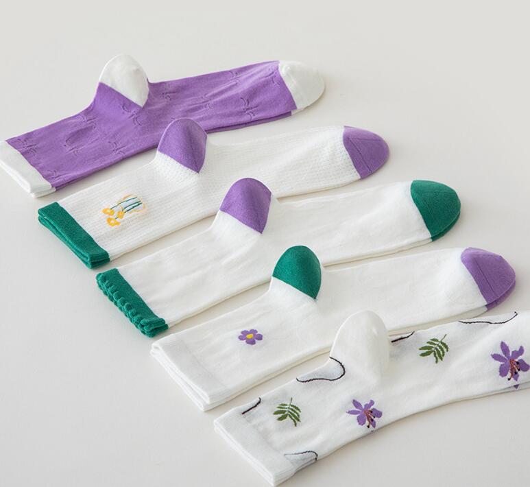 2023新作・韓国風ソックス・可愛い・運動・靴下・ストッキング・多色