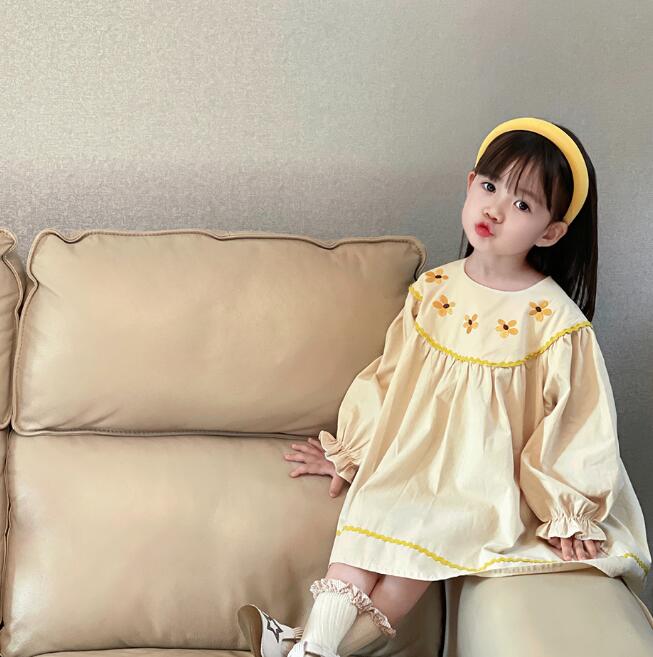 子供服★ワンピース★長袖★韓国風子供服★キッズ女の子★カジュアル★80-140CM