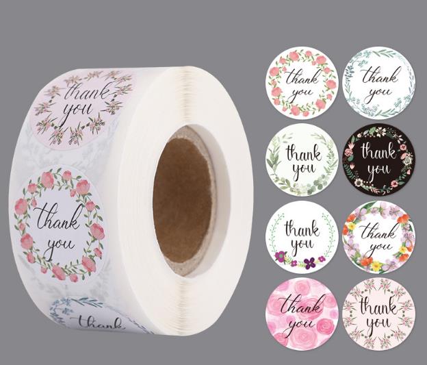 包装資材★手作り工芸品★プレゼントの装飾など★粘着シール★1巻き=500P