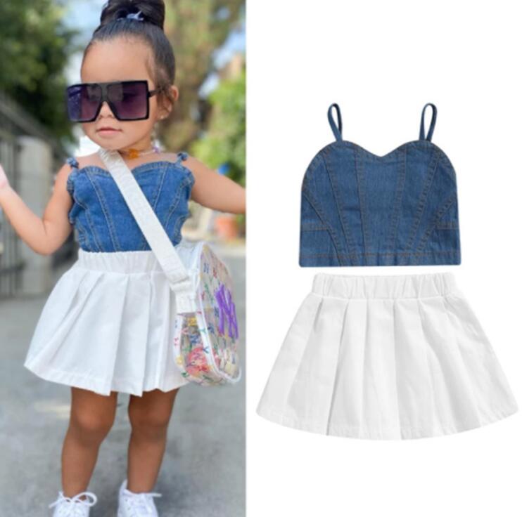 2023年★子供服　トップス+スカート　セット★80-120cm★