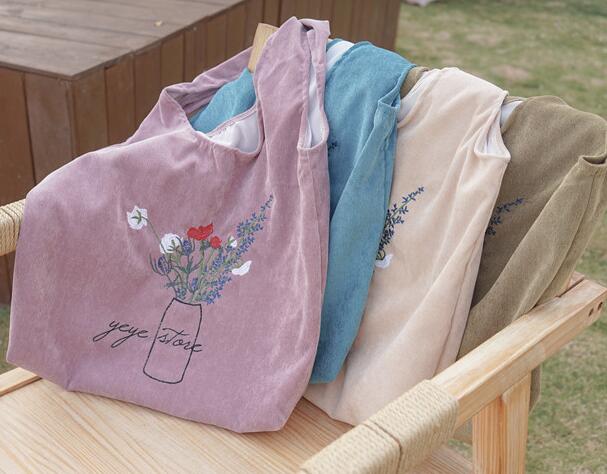 バッグ★ハンドバッグ★ショルダーバッグ★レディース★カジュアル★刺繍★4色