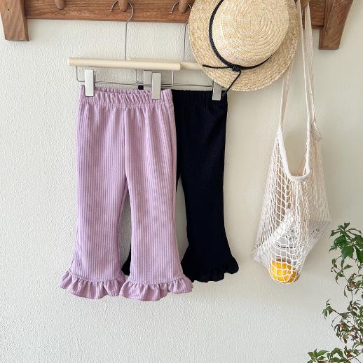 2023夏新品★子供服　ボトムス　ズボン　九分丈　90-130cm★2色