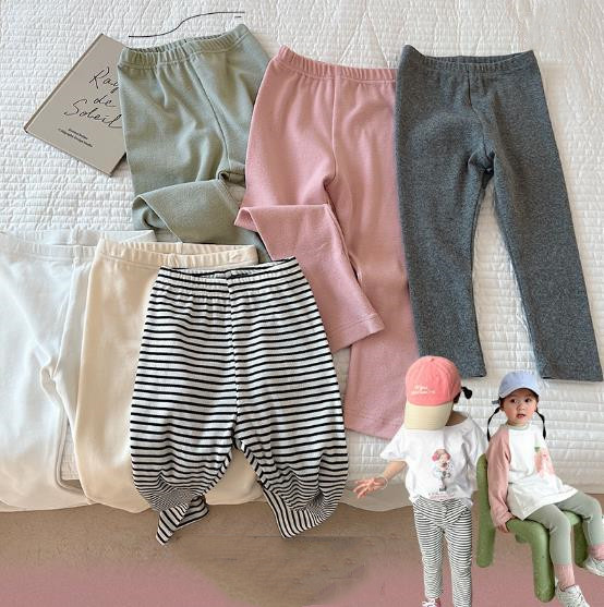 2023夏新品★子供服　ボトムス　レギンス　80-140cm★8色