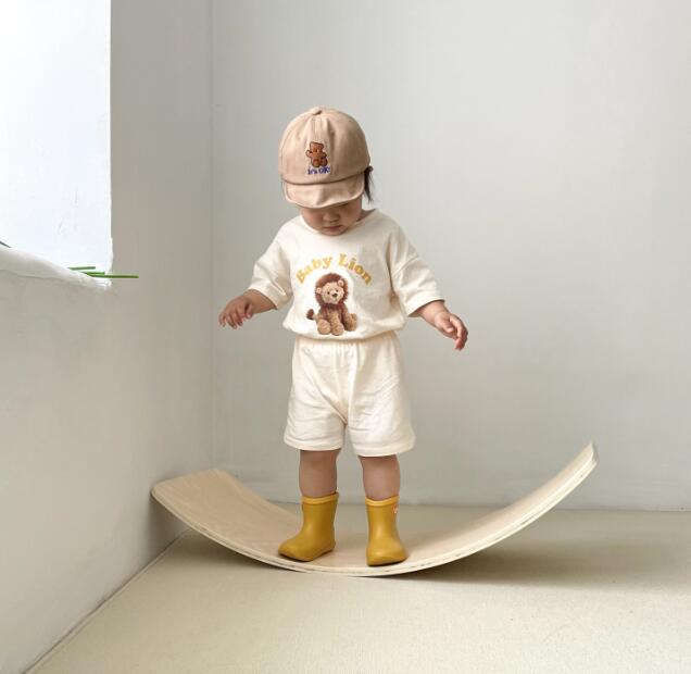 子供服★トップス+パンツ★セットアップ★韓国風子供服★キッズ★男女兼用★2色★80-120CM