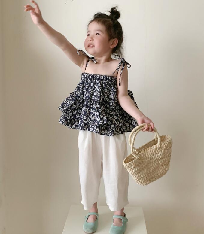 2023新品★子供服　吊りトップス★90-140cm★