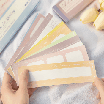 カフェ風 文具 素材紙メモ紙 手帳素材 ピンキーカラー 幾何学ラベル イラスト 40枚入