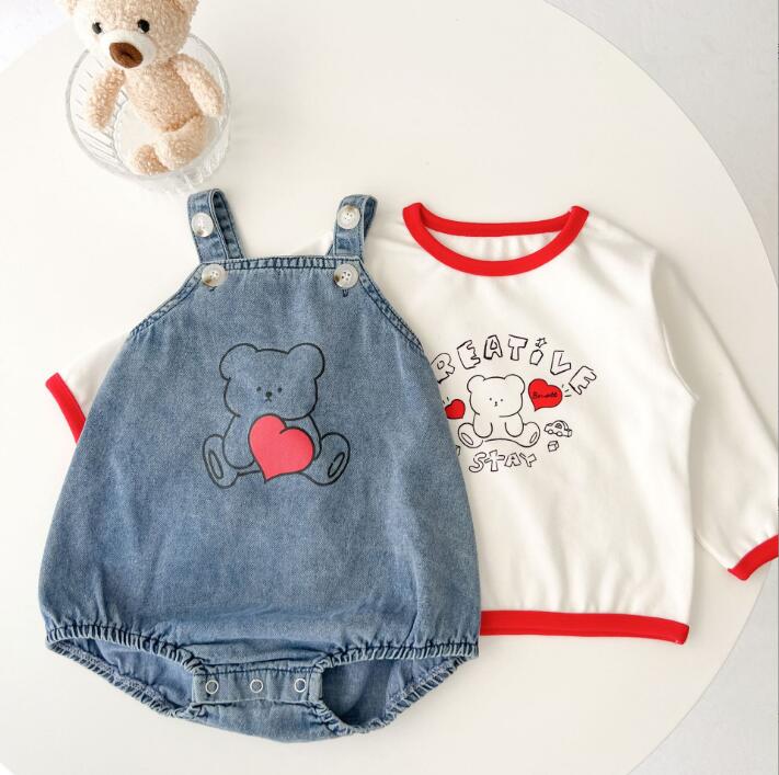 2023★春新作★韓国風子供服★トップス★サロペット★66-100CM