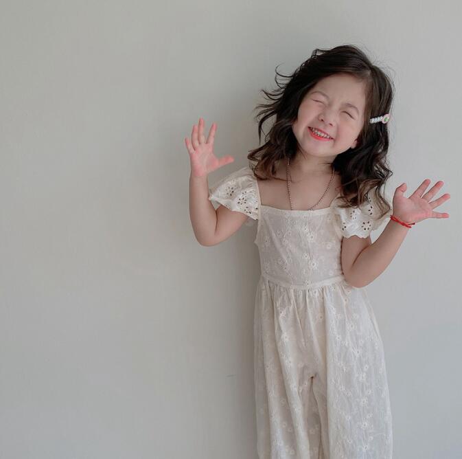 子供服★連体服★刺繍★韓国風子供服★キッズ女の子★80-130CM