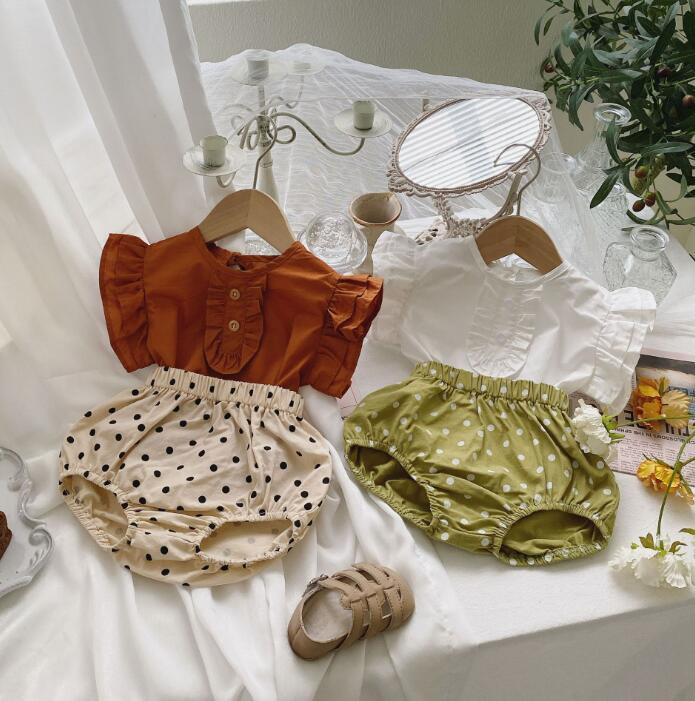 2023★春夏新作★韓国風子供服★トップス+ズボン2セット★2色73-110CM