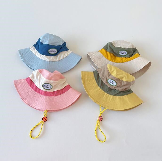 子供用★帽子★バケットハット★キッズ★男女兼用★日焼け防止★ベビー★薄手★速乾★4色