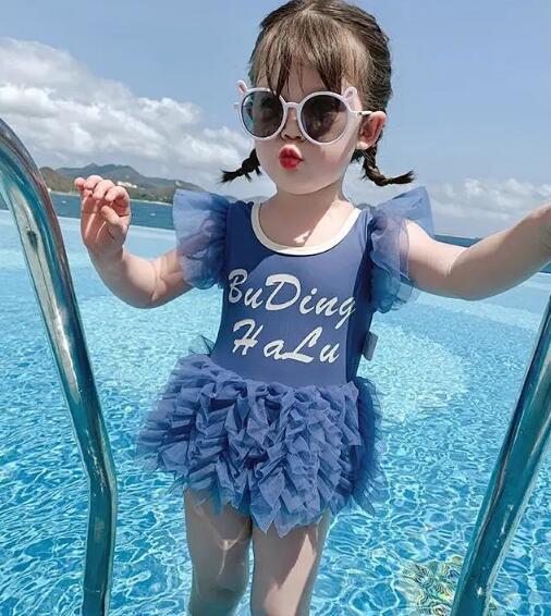 2023★春夏新作★韓国風子供服★連体服★水着★2色90-140CM