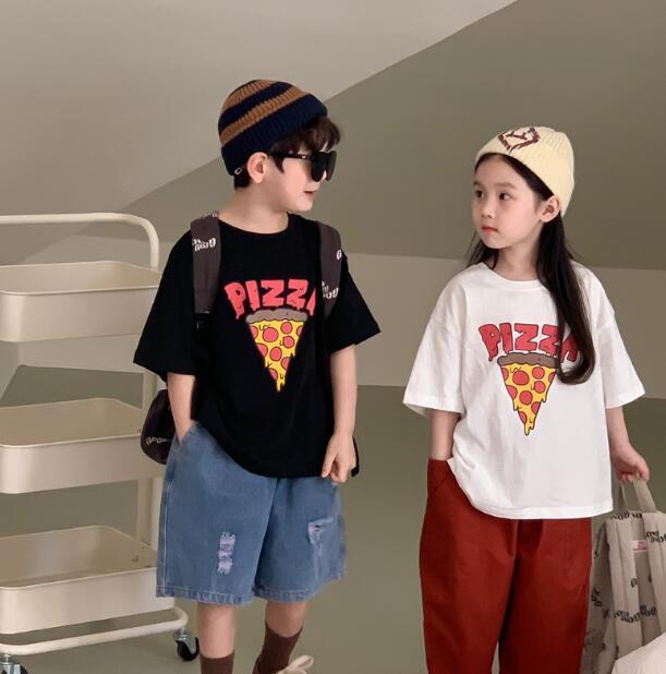 子供服★トップス★Tシャツ★半袖★韓国風子供服★キッズ★男女兼用★2色★80-140CM