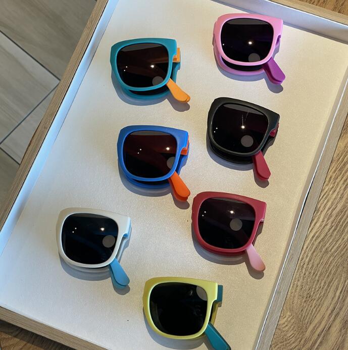 メガネ★日焼け防止★キッズ★子供用★サングラス★子供向けメガネ★折り畳み可能★7色