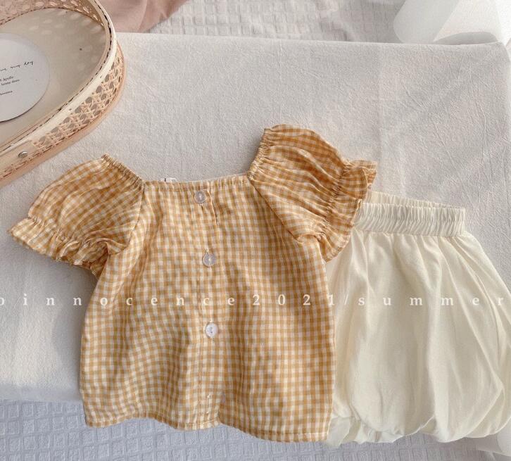 2023新品★子供服　トップス+ズボン　セットアップ★80-130cm★2色