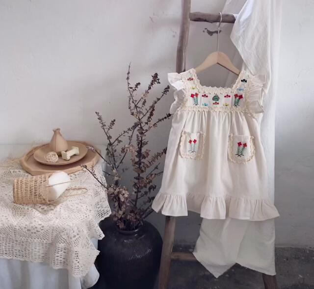 2023新品★子供服　ワンピース★90-140cm★