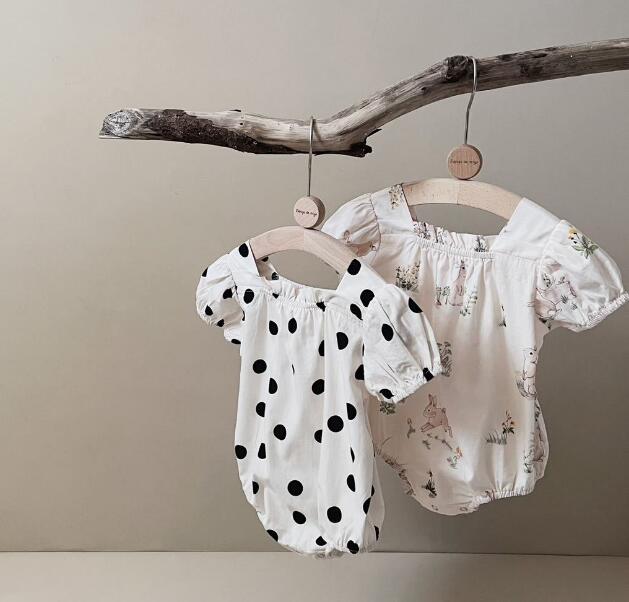 2023夏新品★ベビー服★ロンパース★66-90cm★2色