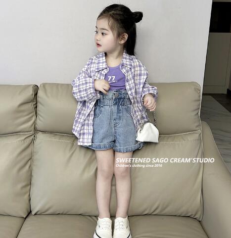 2023新品★子供服　ベスト+シャツ&ズボン分けて販売★90-140cm★