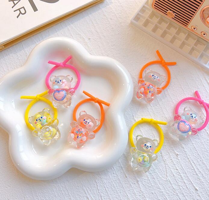 子供用★キッズ★髪飾り★まとめ髪用★ヘアアクセサリー★ヘアゴム★可愛い★多色