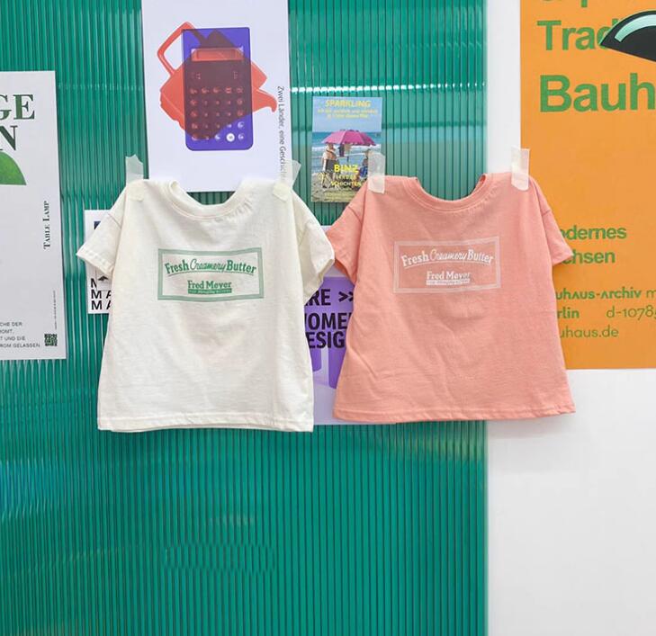 2023★春夏新作★韓国風子供服★トップス★Tシャツ★2色73-120CM