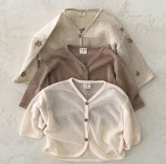 2023★春夏新作★韓国風ベビー服★コート★アウター★薄手★3色73-100CM
