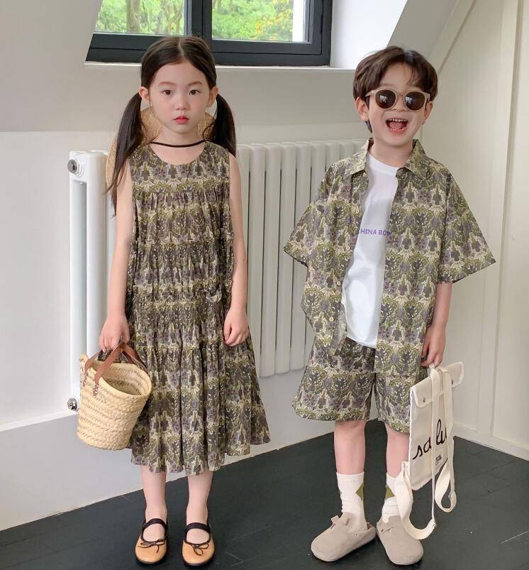 2023年★子供服　ワンピース&上下セット★90-150cm★2色