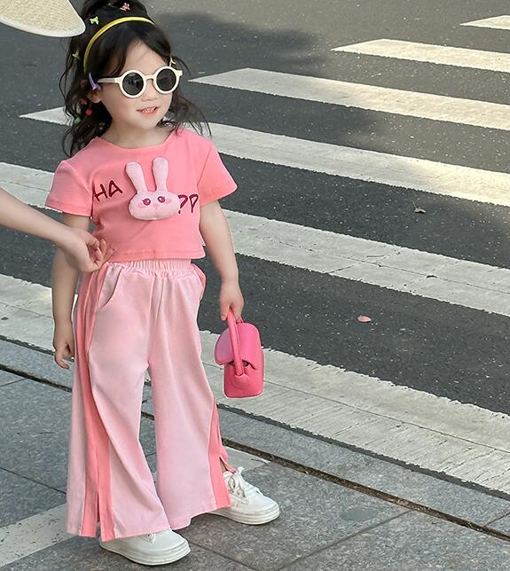 2023新品★子供服　トップス+ズボン　セットアップ★80-140cm★