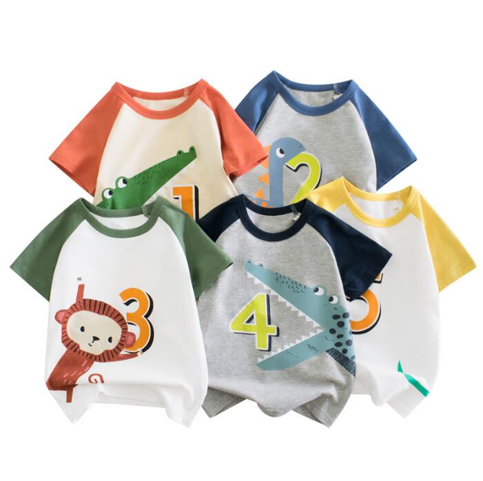 子供服★トップス★Tシャツ★韓国風子供服★キッズ男の子★格好いい★5色★90-140CM