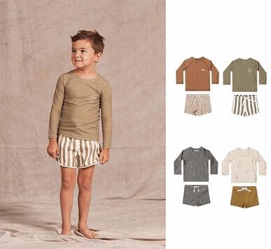 子供服★トップス+パンツ+帽子★水着★韓国風子供服★キッズ男の子★速乾★4色★80-130CM