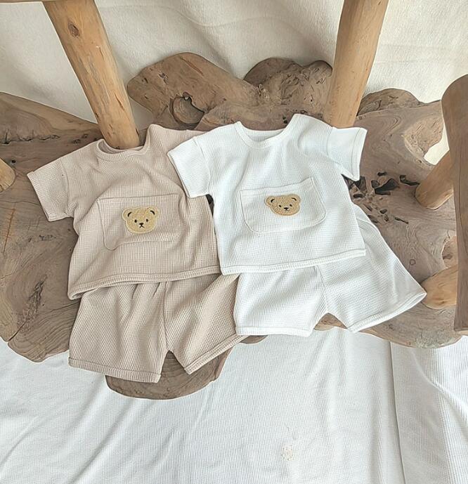 2023★春夏新作★韓国風子供服★トップス+ズボン2セット★2色73-100CM