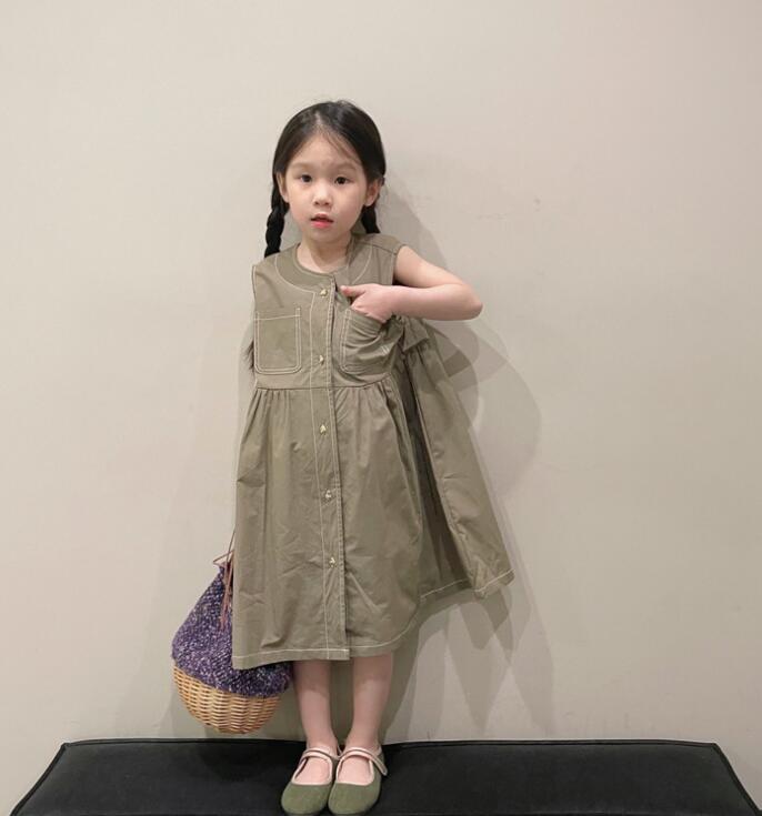 2023新品★子供服　ワンピース★90-140cm★