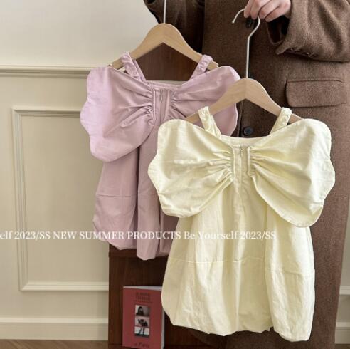 2023年★子供服　ワンピース★90-130cm★2色