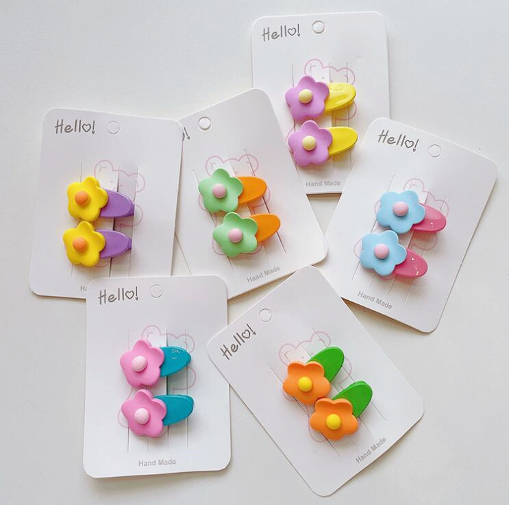 子供用★ヘアピン★髪飾り★まとめ髪用★ヘアアクセサリー★韓国風★2枚入り★多色