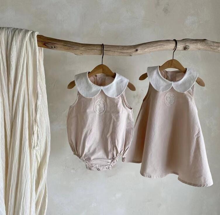 2023年新品★ベビー服　ロンパース&ワンピース★66-100/80-110cm★2色