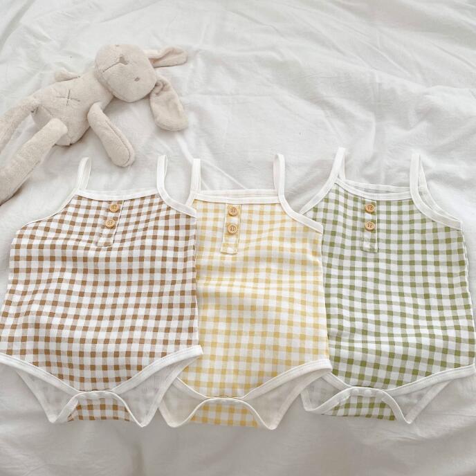 子供服★ロンパース★連体服★韓国風子供服★ベビー★ノースリーブ★3色★66-90CM