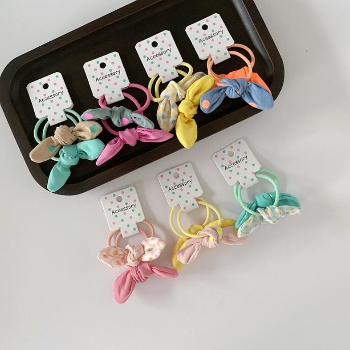 子供用★ヘアゴム★髪飾り★まとめ髪用★ヘアアクセサリー★2枚入り★可愛い★多色