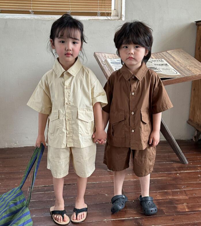 2023年★子供服　トップス+ズボン　セットアップ★80-150cm★2色