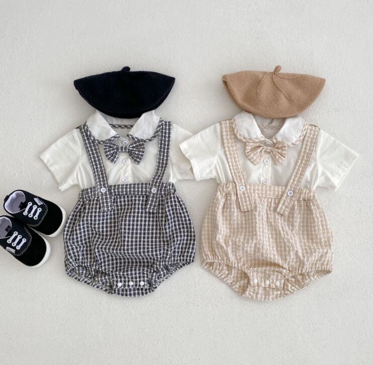 2023夏新品★ベビー服★ロンパース★66-90cm★2色
