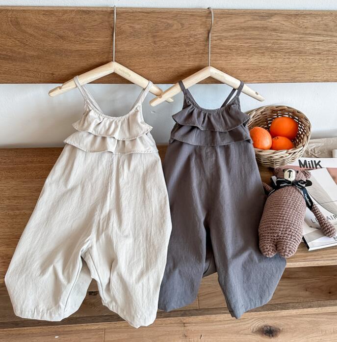 子供服★サロペット★吊りズボン★韓国風子供服★キッズ女の子★袖なし★2色★80-130CM