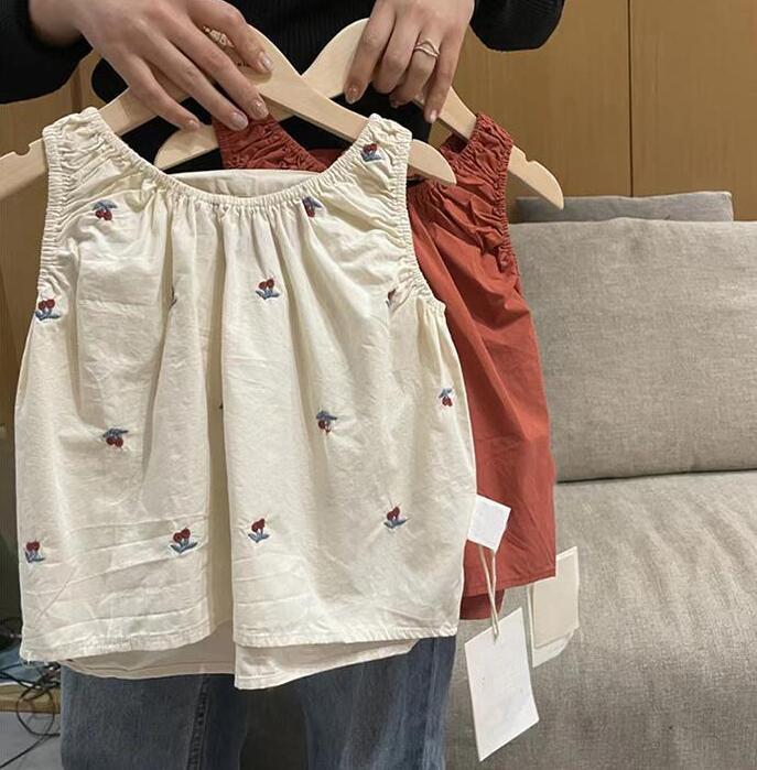 2023夏新品★子供服　トップス★80-130cm★2色