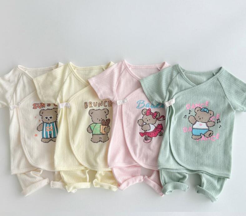 2023年新品★ベビー服　トップス+ズボン　セット★66-100cm★4色