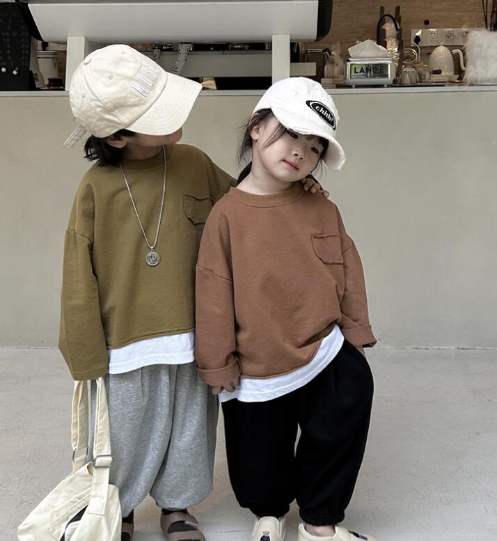 2023秋新品★子供服　トップス★90-140cm★2色